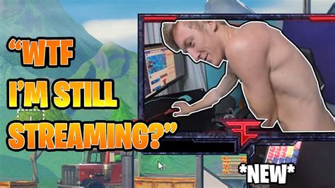 TFUE FORGETS TO TURN HIS STREAM OFF! COMES BACK。